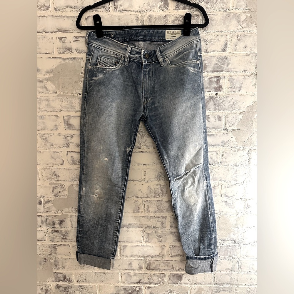 Diesel | Y2K Floyd Distressed Low Rise Baggy Boyfriend Jean